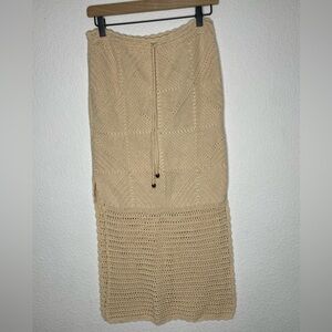 Spell skirt knit boho sz xsmall cream